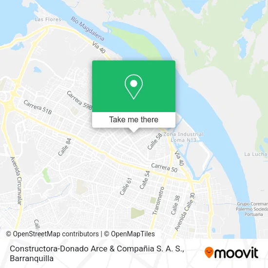 Mapa de Constructora-Donado Arce & Compañia S. A. S.