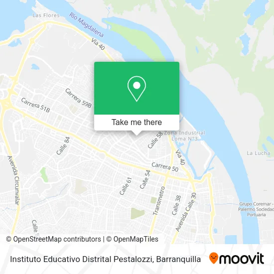 Mapa de Instituto Educativo Distrital Pestalozzi