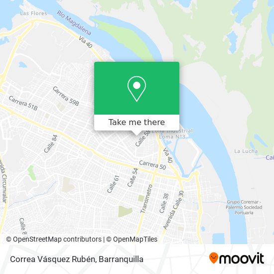 Mapa de Correa Vásquez Rubén
