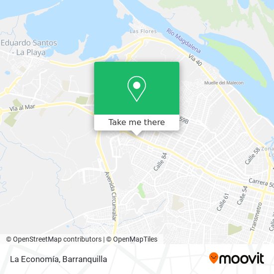 La Economía map