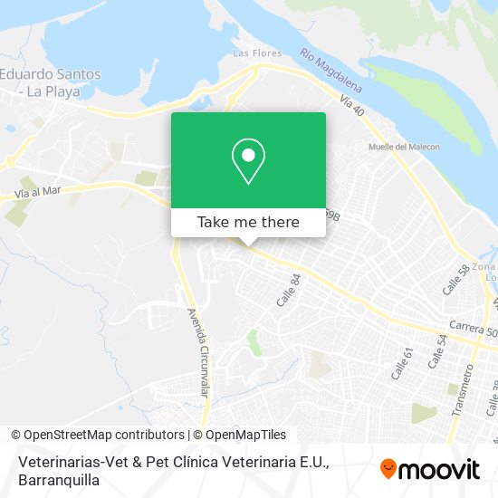 Veterinarias-Vet & Pet Clínica Veterinaria E.U. map