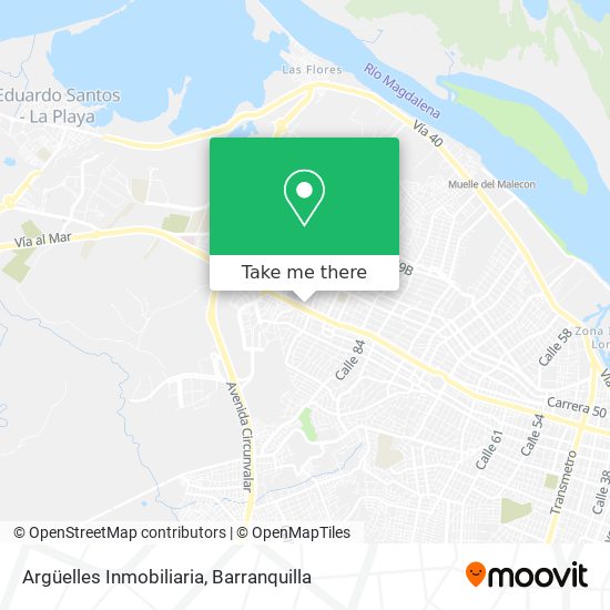Argüelles Inmobiliaria map