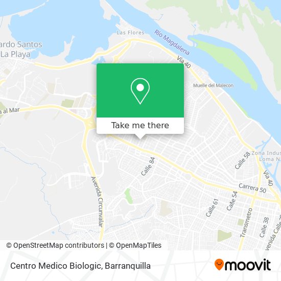 Mapa de Centro Medico Biologic