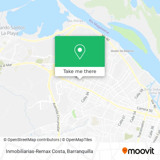 Inmobiliarias-Remax Costa map