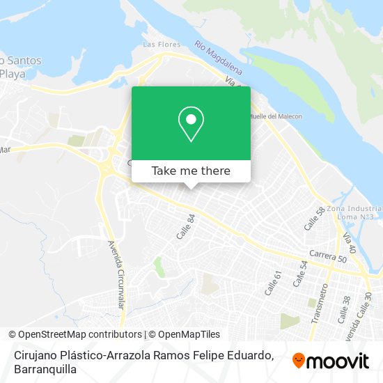 Cirujano Plástico-Arrazola Ramos Felipe Eduardo map