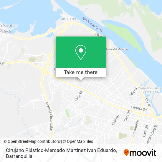 Cirujano Plástico-Mercado Martinez Ivan Eduardo map