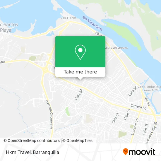 How to get to Hkm Travel in Barranquilla by Bus?