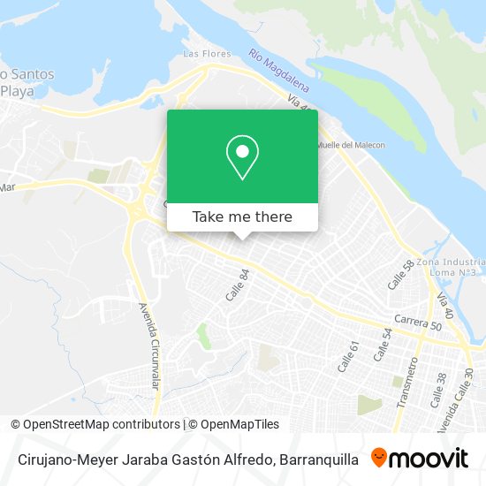 Cirujano-Meyer Jaraba Gastón Alfredo map