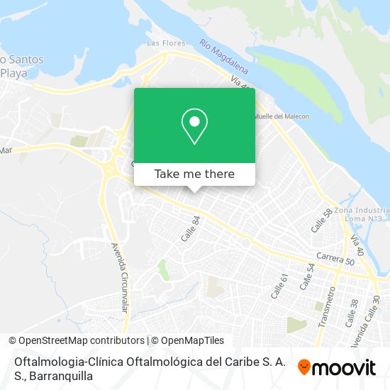 Oftalmologia-Clínica Oftalmológica del Caribe S. A. S. map