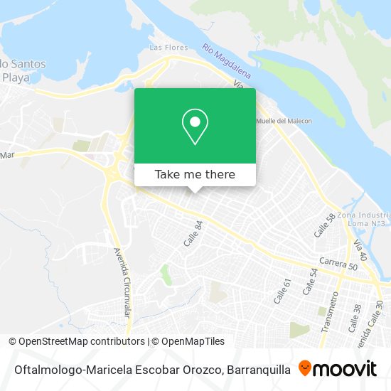Oftalmologo-Maricela Escobar Orozco map