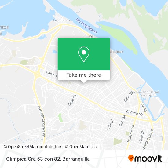 Olimpica Cra 53 con 82 map