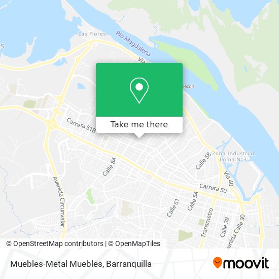 Muebles-Metal Muebles map