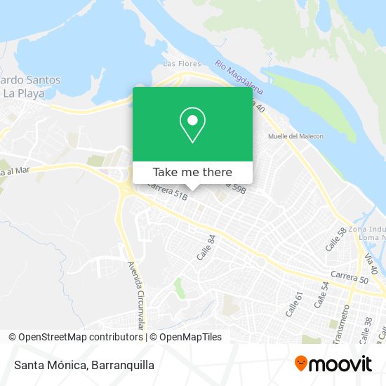 Mapa de Santa Mónica