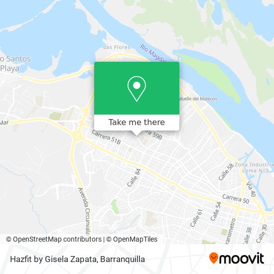 Hazfit by Gisela Zapata map