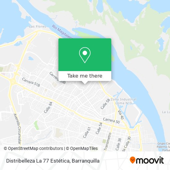 Distribelleza La 77 Estética map
