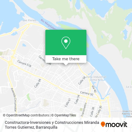 Constructora-Inversiones y Construcciones Miranda Torres Gutierrez map