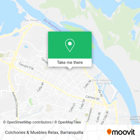 Colchones & Muebles Relax map