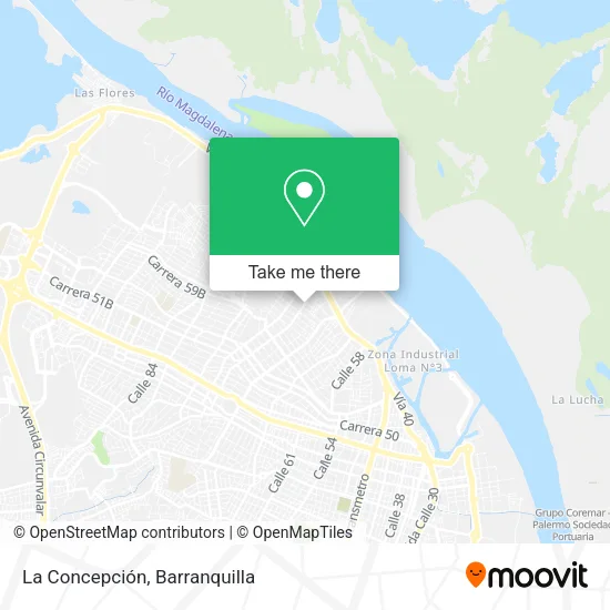 Mapa de La Concepción