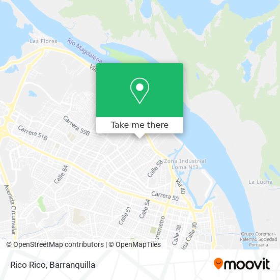 Rico Rico map