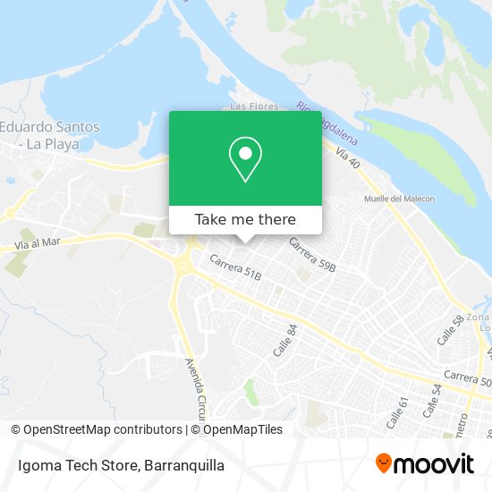 Igoma Tech Store map