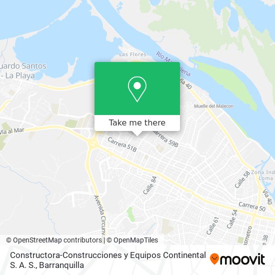 Mapa de Constructora-Construcciones y Equipos Continental S. A. S.