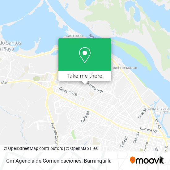 Mapa de Cm Agencia de Comunicaciones