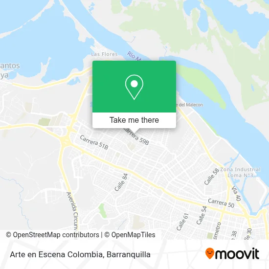 Mapa de Arte en Escena Colombia