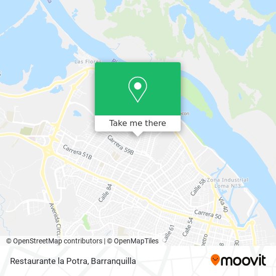 Restaurante la Potra map
