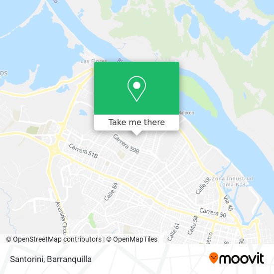 Mapa de Santorini