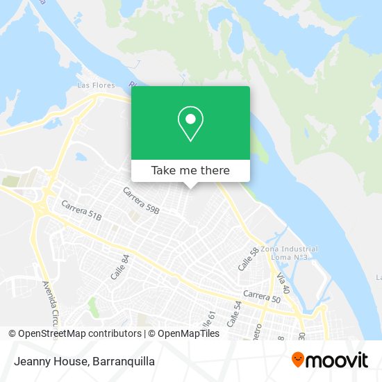 Jeanny House map