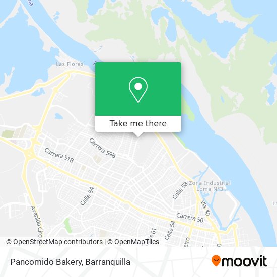 Mapa de Pancomido Bakery