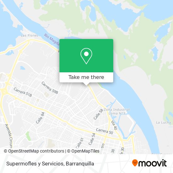 Supermofles y Servicios map