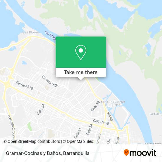 Gramar-Cocinas y Baños map