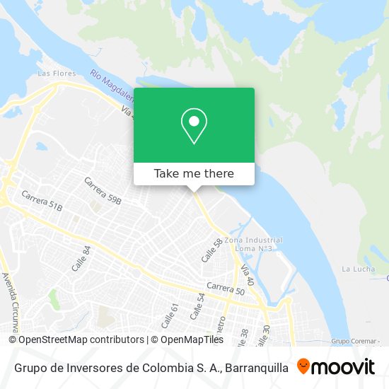 Grupo de Inversores de Colombia S. A. map