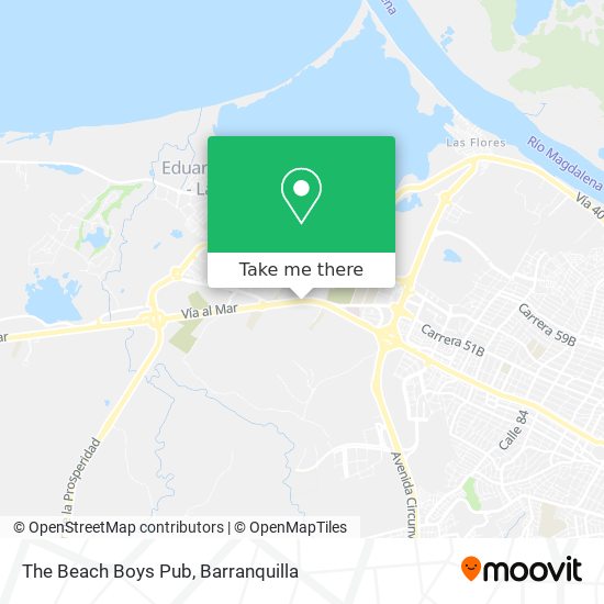The Beach Boys Pub map