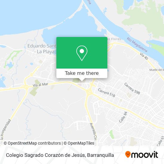 Colegio Sagrado Corazón de Jesús map