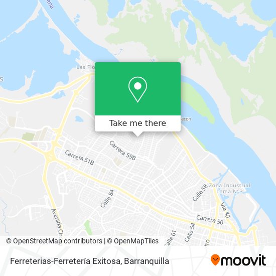 Ferreterias-Ferretería Exitosa map