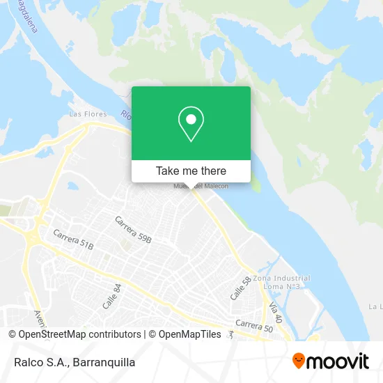 Ralco S.A. map