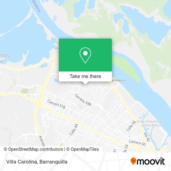 Mapa de Villa Carolina