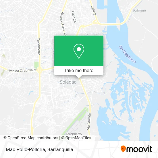 Mac Pollo-Pollería map
