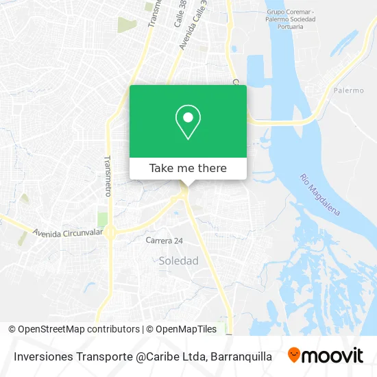 Inversiones Transporte @Caribe Ltda map