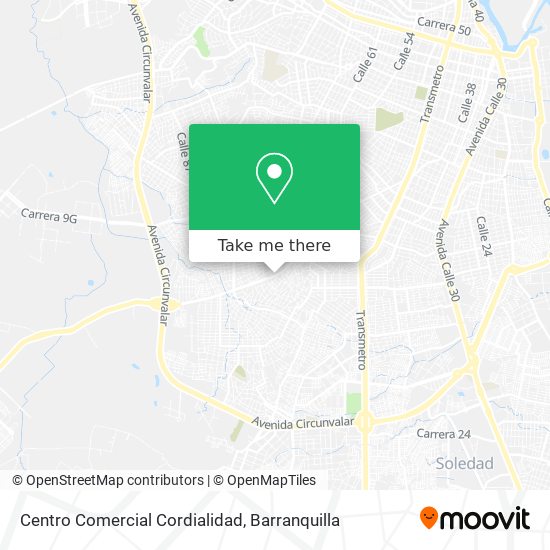 Centro Comercial Cordialidad map