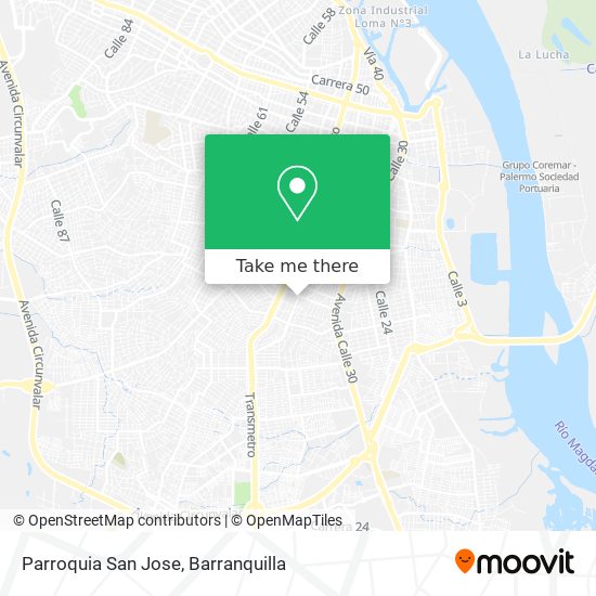 Parroquia San Jose map