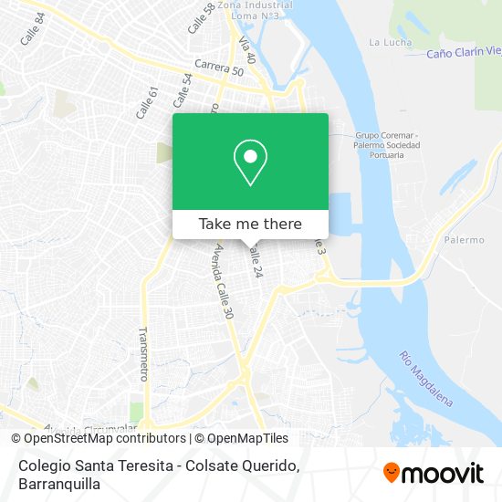 Colegio Santa Teresita - Colsate Querido map