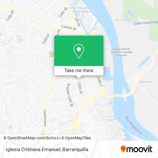 Iglesia Cristiana Emanuel map