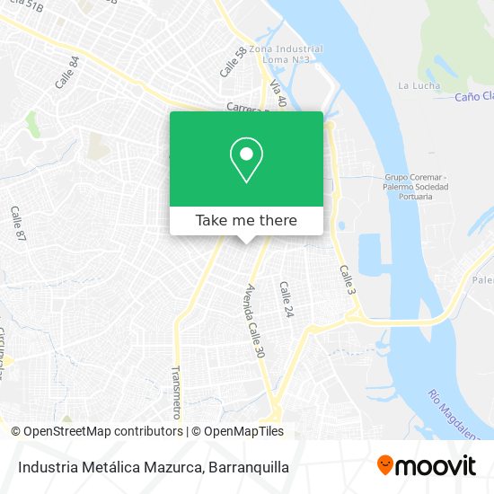 Industria Metálica Mazurca map