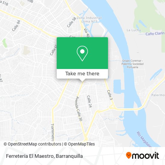 Ferretería El Maestro map