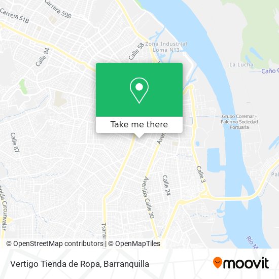 Vertigo Tienda de Ropa map