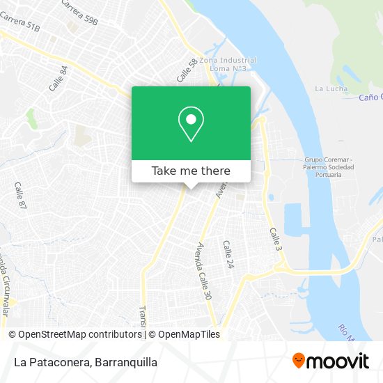 Mapa de La Pataconera