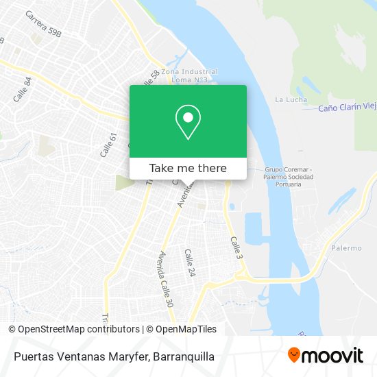 Puertas Ventanas Maryfer map